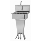 Padestal Sink with Double Foot Pedal