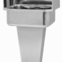 Pedestal Manual Sink with Side Splashes