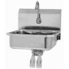 Wall Mount Sink with Double Knee Valve