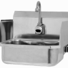 Wall Mount Sink with Sensor and Side Splashes