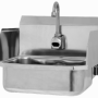 Wall Mount Sink with Sensor and Side Splashes