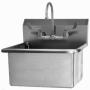 Wall Mount Utility Sink with Manual Faucet