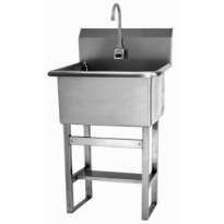 Floor Mount Utility Sink with Sensor