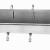 6 Person Wall Mount Sink with Single Knee Valve