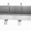 6 Person Wall Mount Sink with Double Knee Valve
