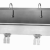 4 Person Wall Mount Sink with Double Knee Valve