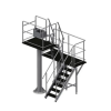 Stationary hanging platform