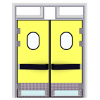 Swinging Monorail Pass Doors (Double leaf)