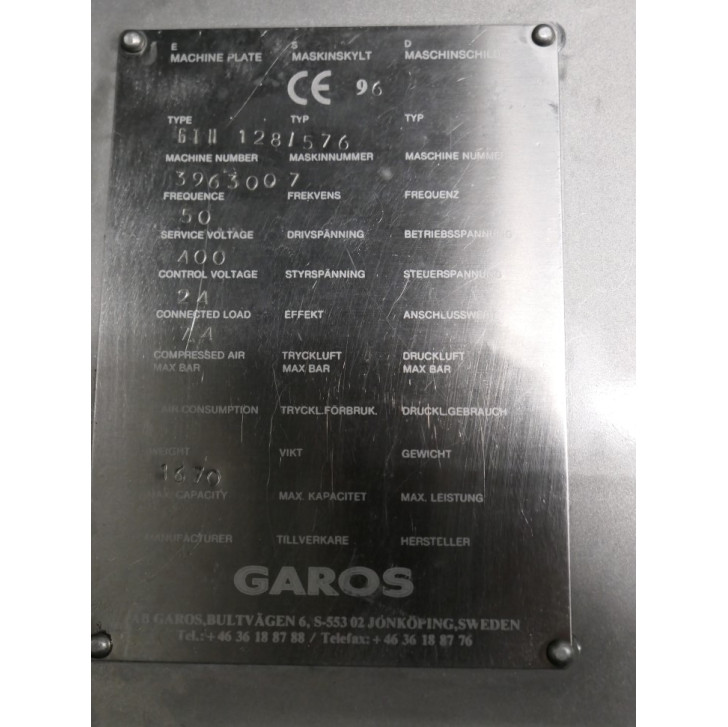 Used Garos injector / tenderizer GTH128/576