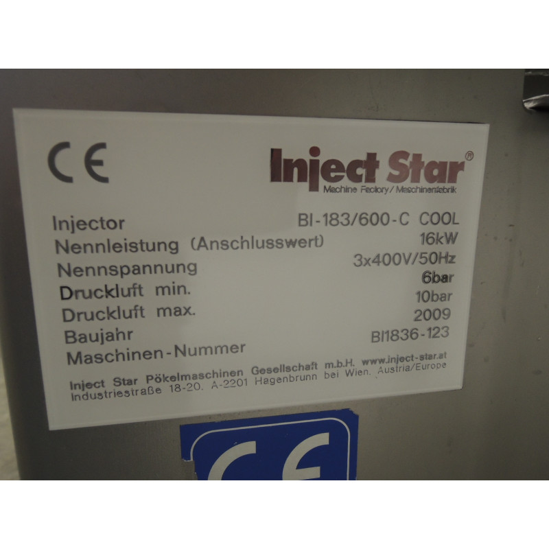 Used Inject Star Injector / Tenderizer BI-183/600-C COOL