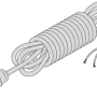 Power Cord For Berkel Bread Slicers 4175-0031