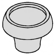 Scrap Pan Knob 4975-09165