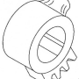Gear Body For Gear Segment - 4675-0196