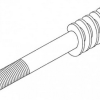 Warm Gear Shaft (For Gear Segment) - 4675-0336