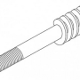 Warm Gear Shaft (For Gear Segment) - 4675-0336