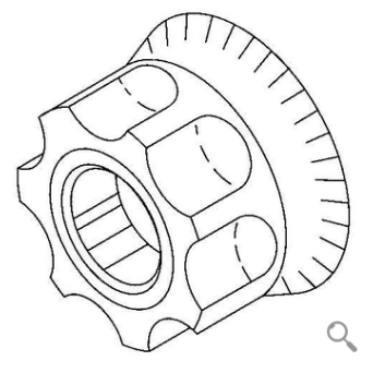 Knob, Indexing - 3875-2350