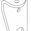 Upper Deflector Hinge - 3475-0156
