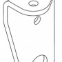 Upper Deflector Hinge - 3475-0156