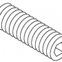 Carriage Set Screw, Nylon - 2175-0106