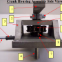 Patty-O-Matic 330A Crank Housing Assembly Side View