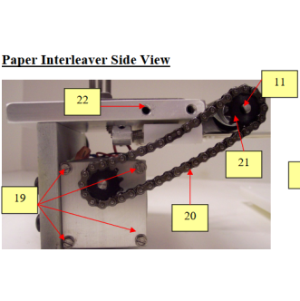 Patty-O-Matic Protege Paper Interleaver Side View