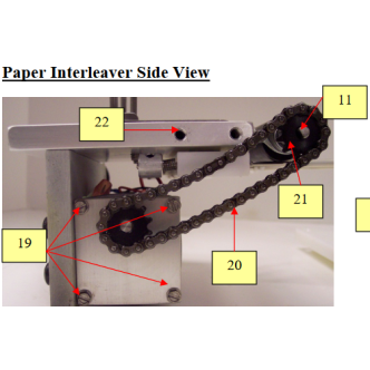 Patty-O-Matic Protege Paper Interleaver Side View
