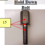 Patty-O-Matic Protege Hold Down Bolt