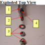 Patty-O-Matic Protege Tower Assembly Exploded Top View