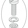 WHEEL SCRAPER HARDWARE 713031640