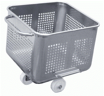 Stainless Steel Perforated Meat Buggy