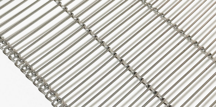 Wire belt conveyor fryer for nuggets and formed products